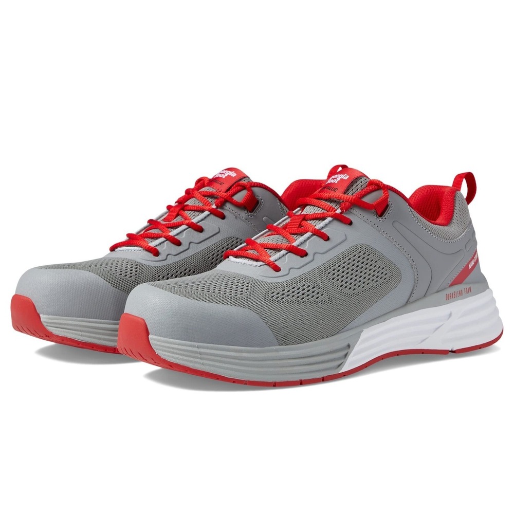 Georgia Boot Durablend Nano Composite Toe Grey/Red Men's 12 M